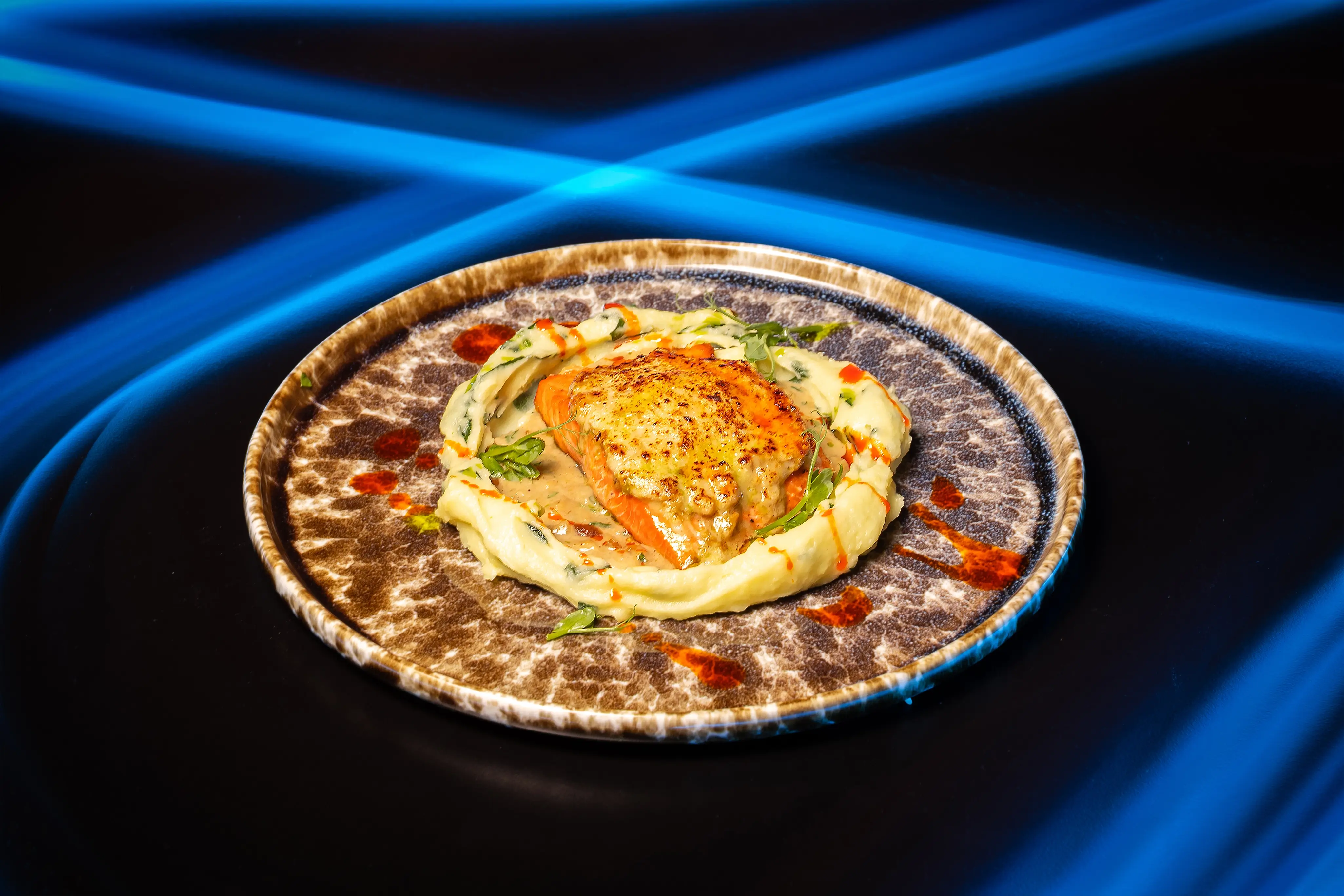 Нерка под соусом "Термидор"