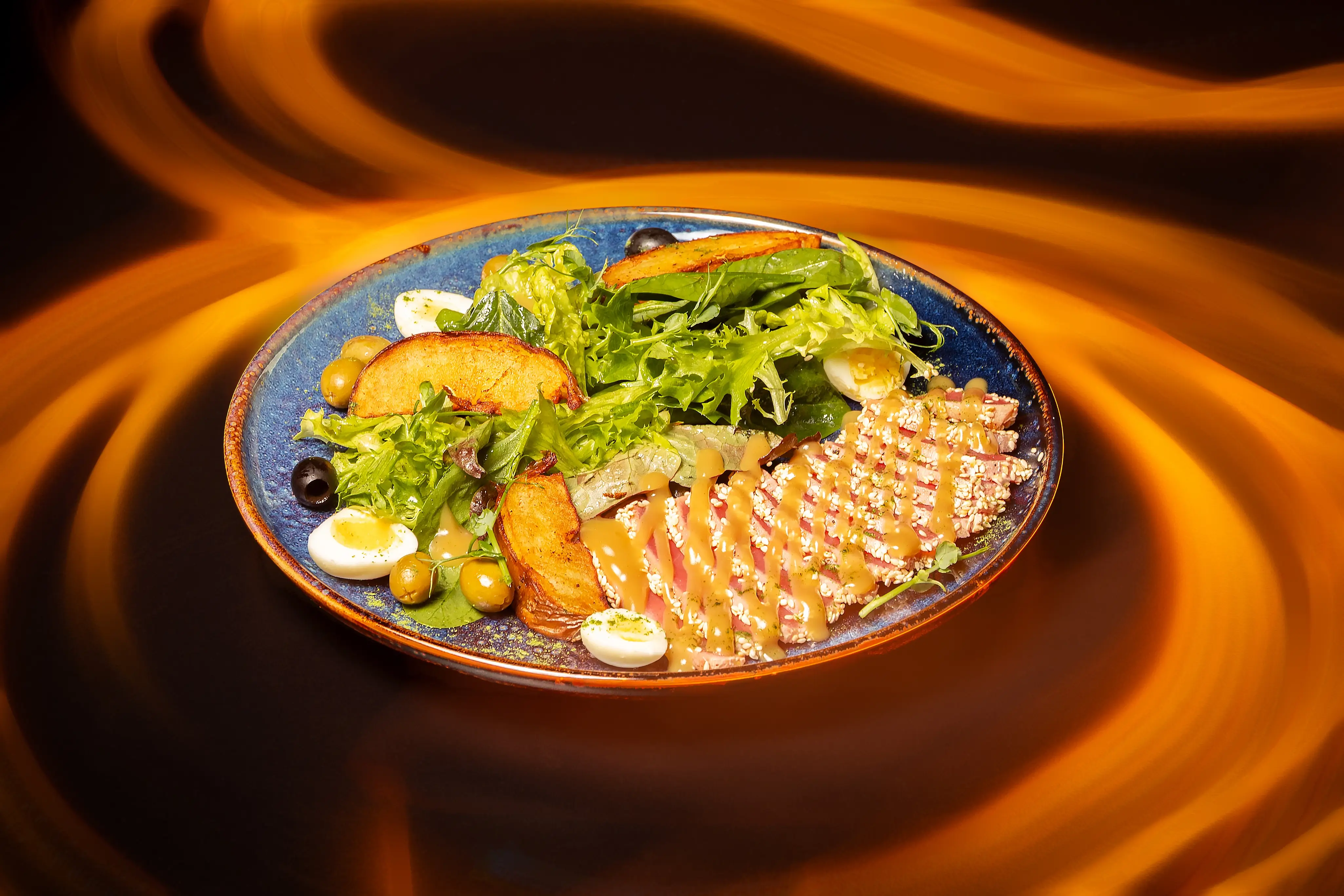 Салат Нисуаз с тунцом